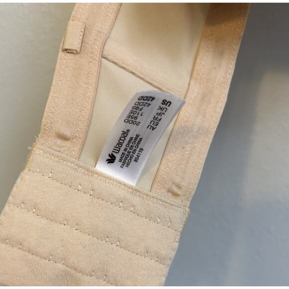 Wacoal Womens 42DD BRA Strapless Full Coverage Beige Special Occasion No Straps - Picture 6 of 9